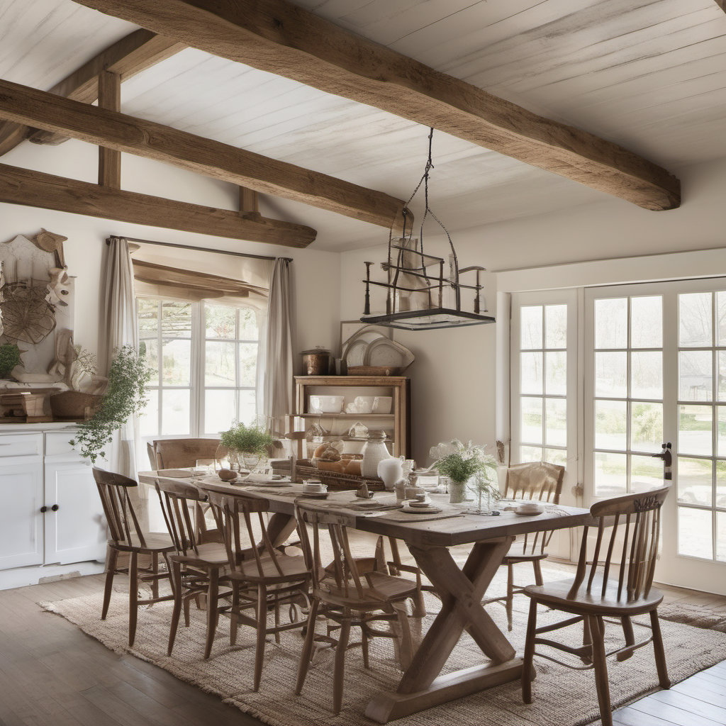 Farmhouse Style Dining Room