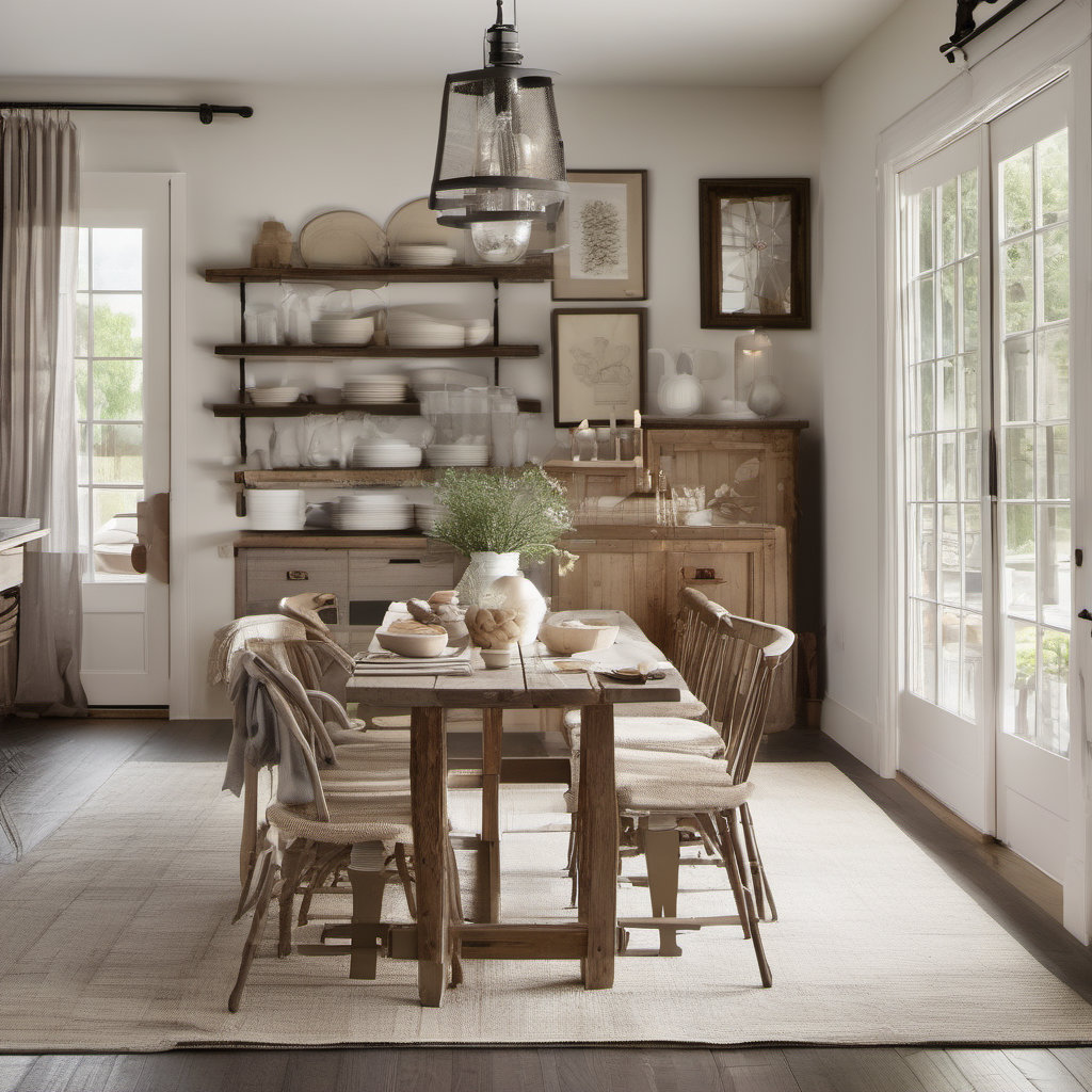 Charming Modern Farmhouse Dining Room