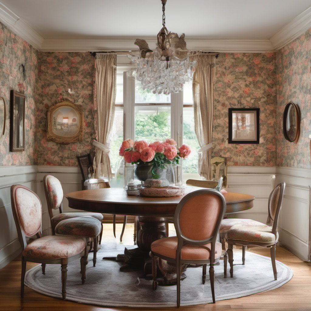 Charming Vintage Dining Room Decor