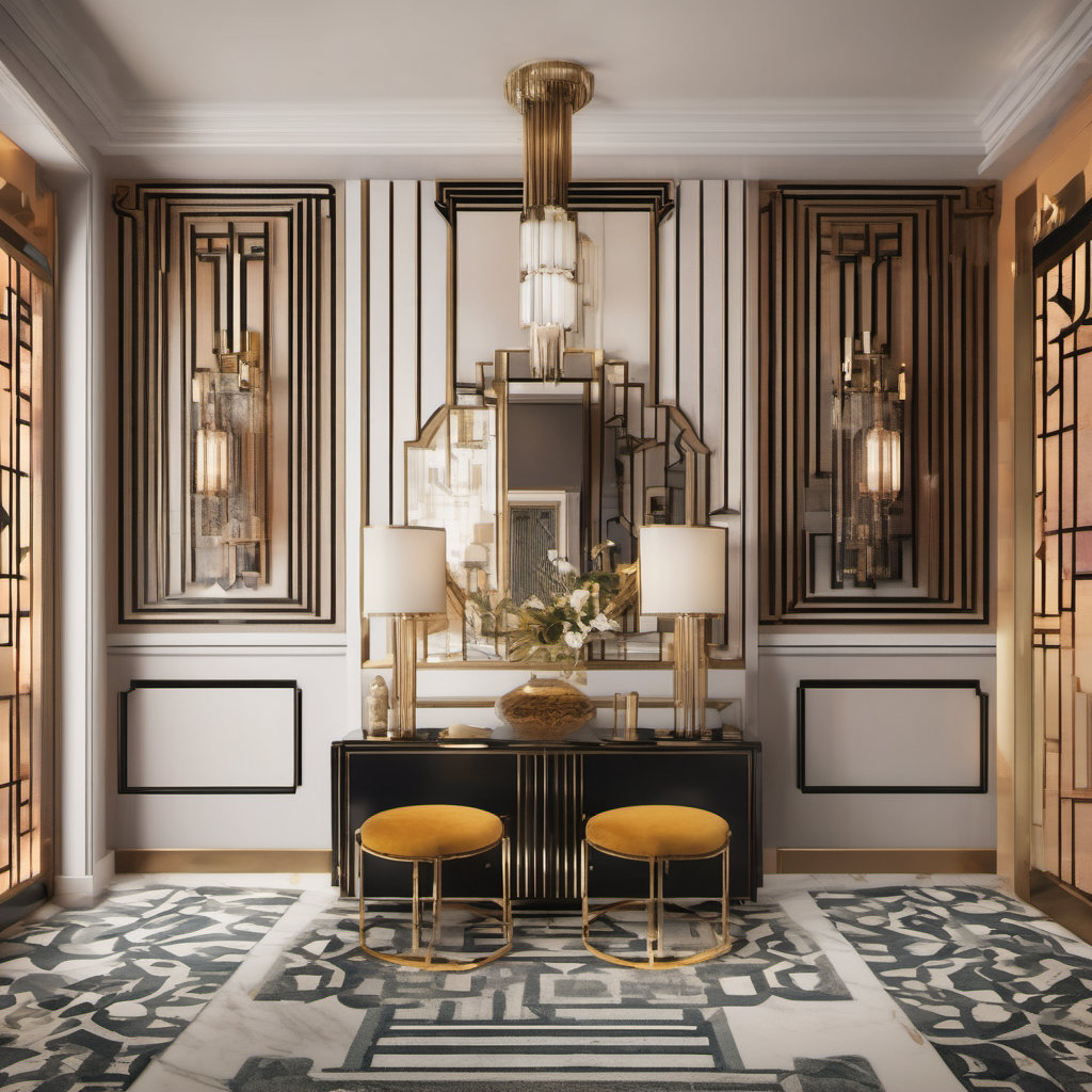 Transform Your Entryway with Art Deco Elegance