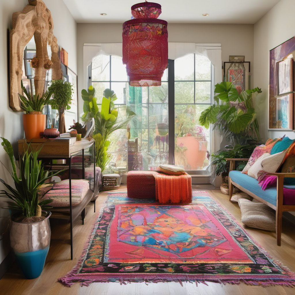 Bohemian Style Entryway