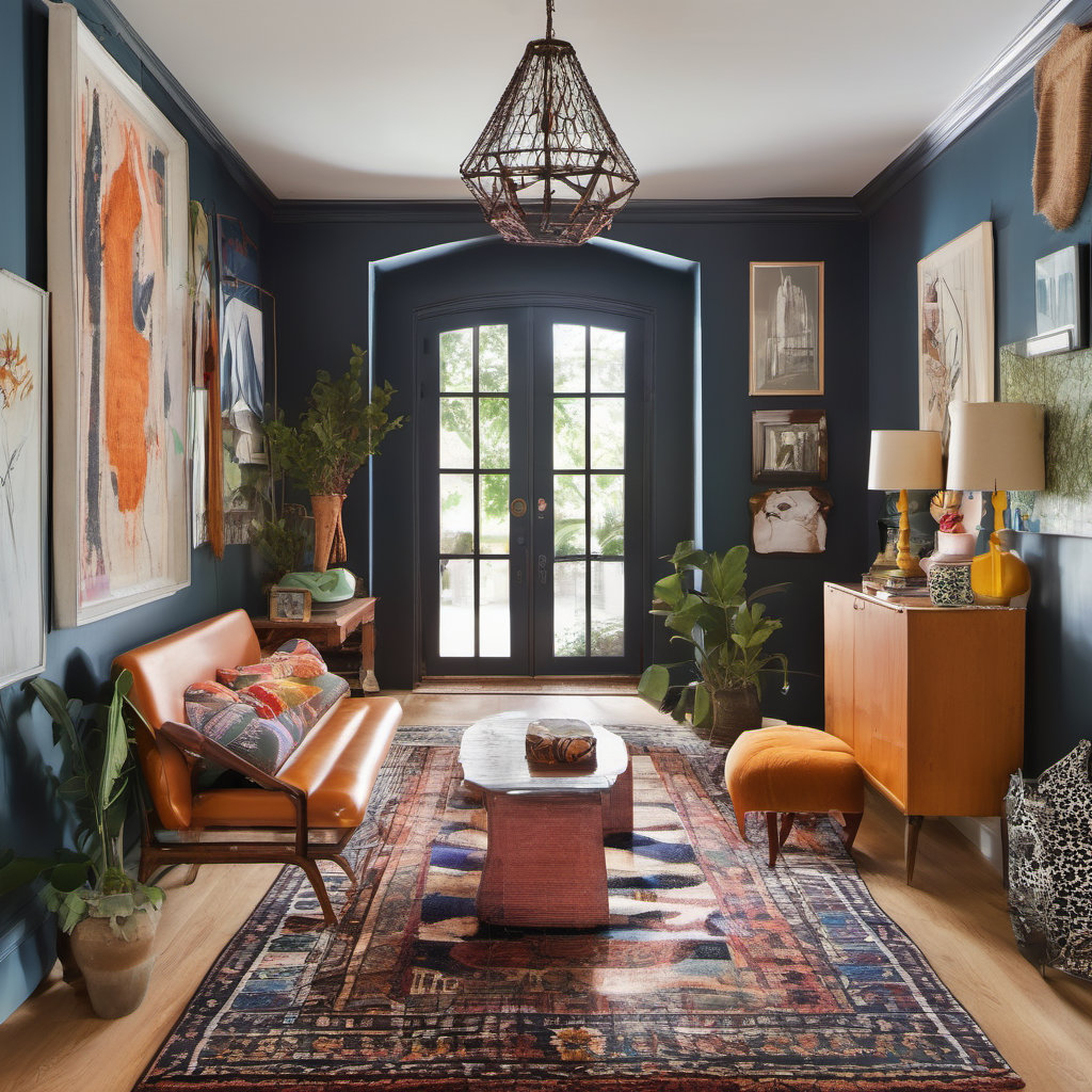 Eclectic Style Entryway Foyer