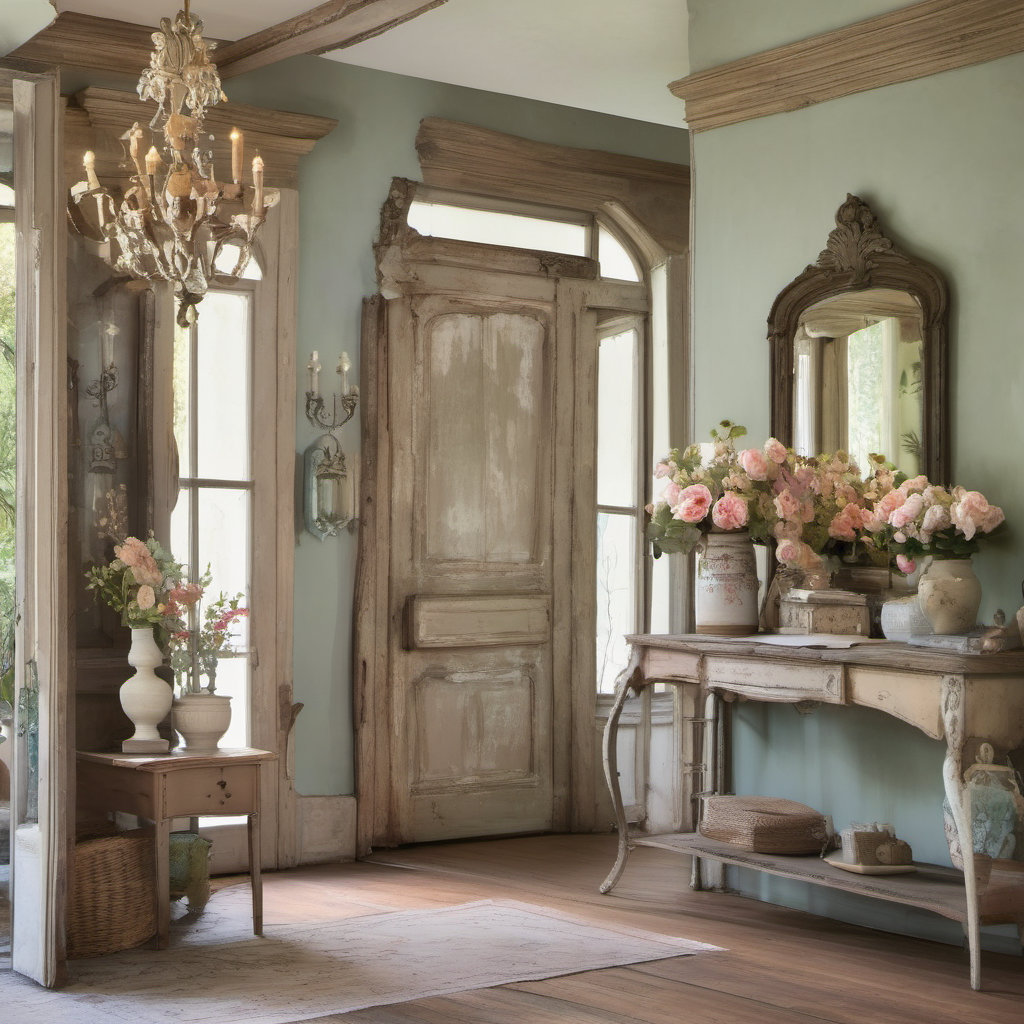 French Country Style Entryway