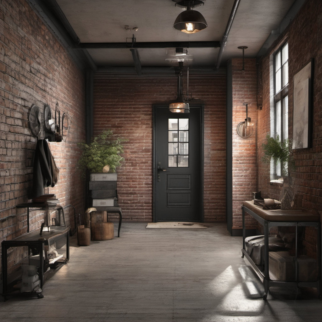 Transform Your Entryway with Industrial Charm