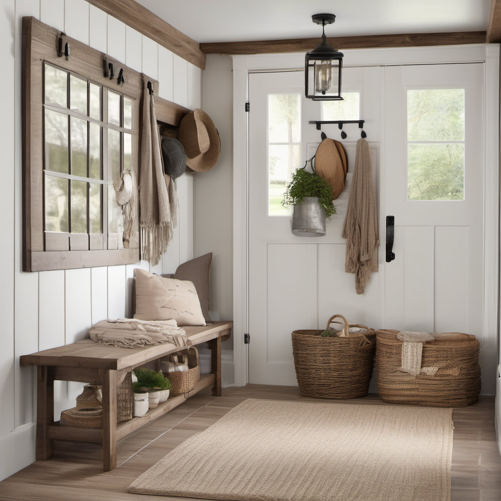 Modern Farmhouse Entryway: Create a Warm Welcome