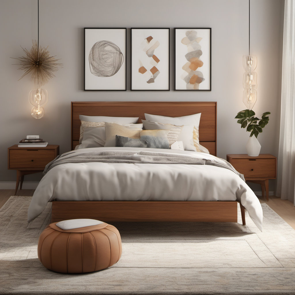 Transform Your Space: A Stylish Mid-Century Bedroom