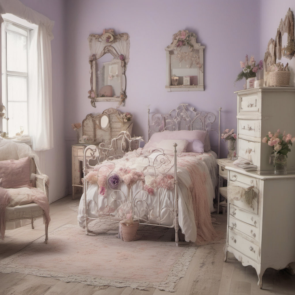 Charming Shabby Chic Dorm Retreat