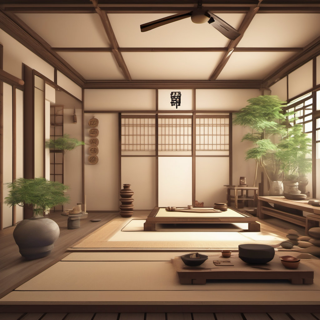 A Tranquil Asian Zen Gaming Retreat
