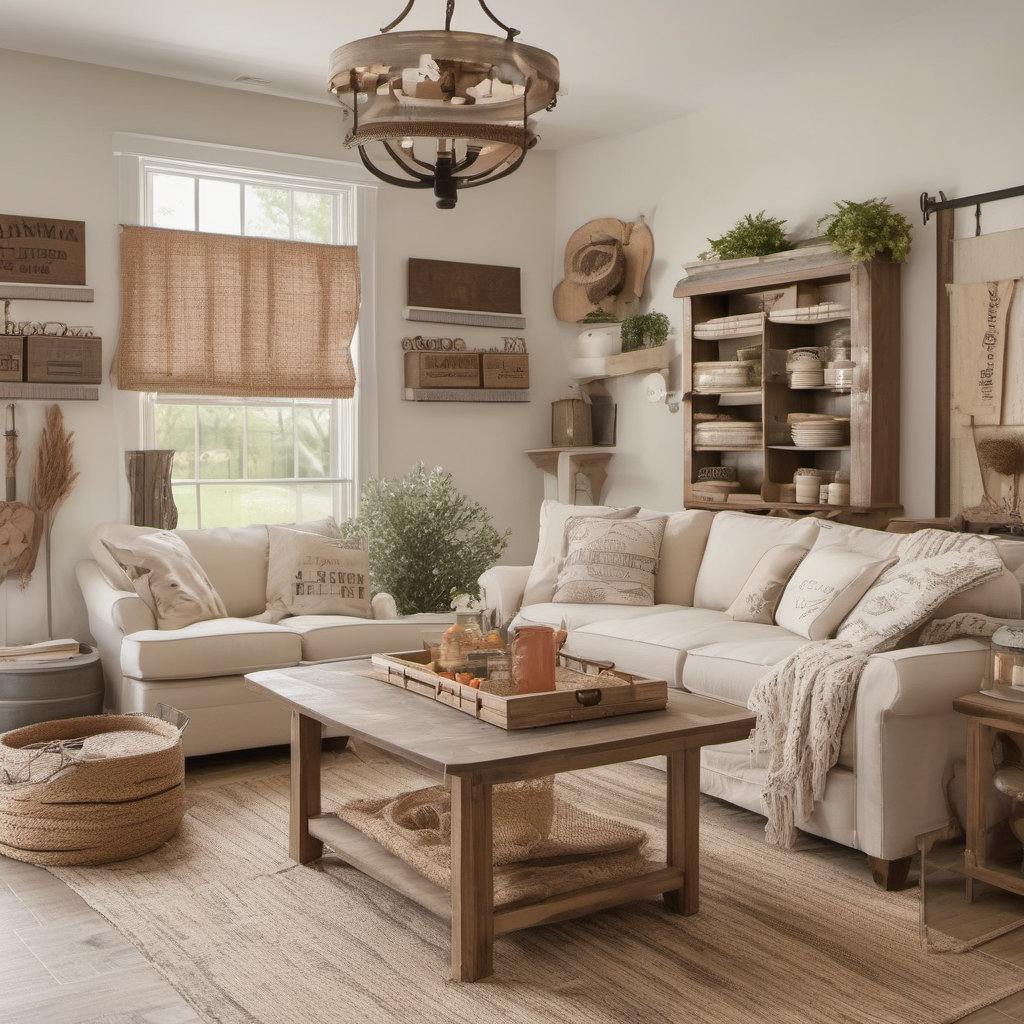 Charming Farmhouse Game Room Design