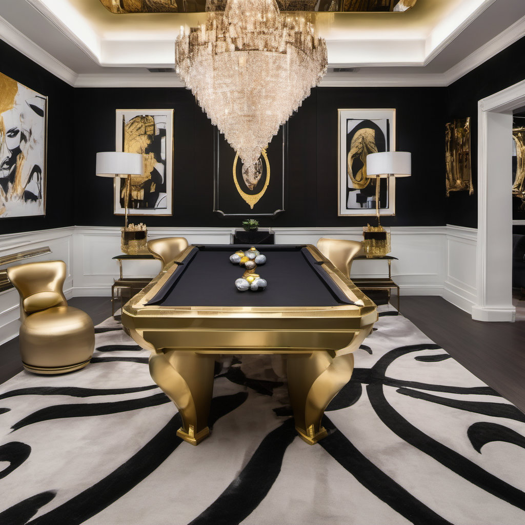 Glamorous Game Room Retreat