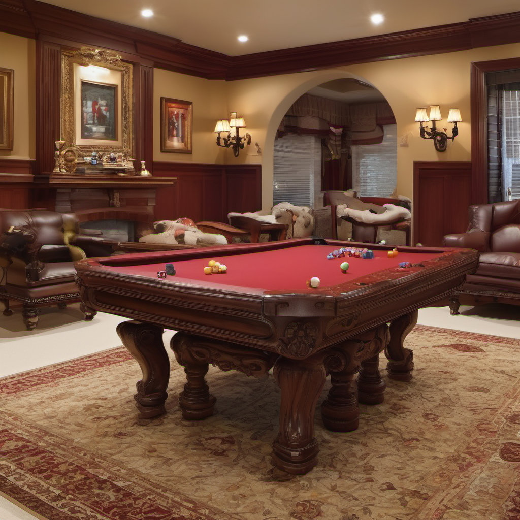 Transform Your Game Room with Cozy Elegance