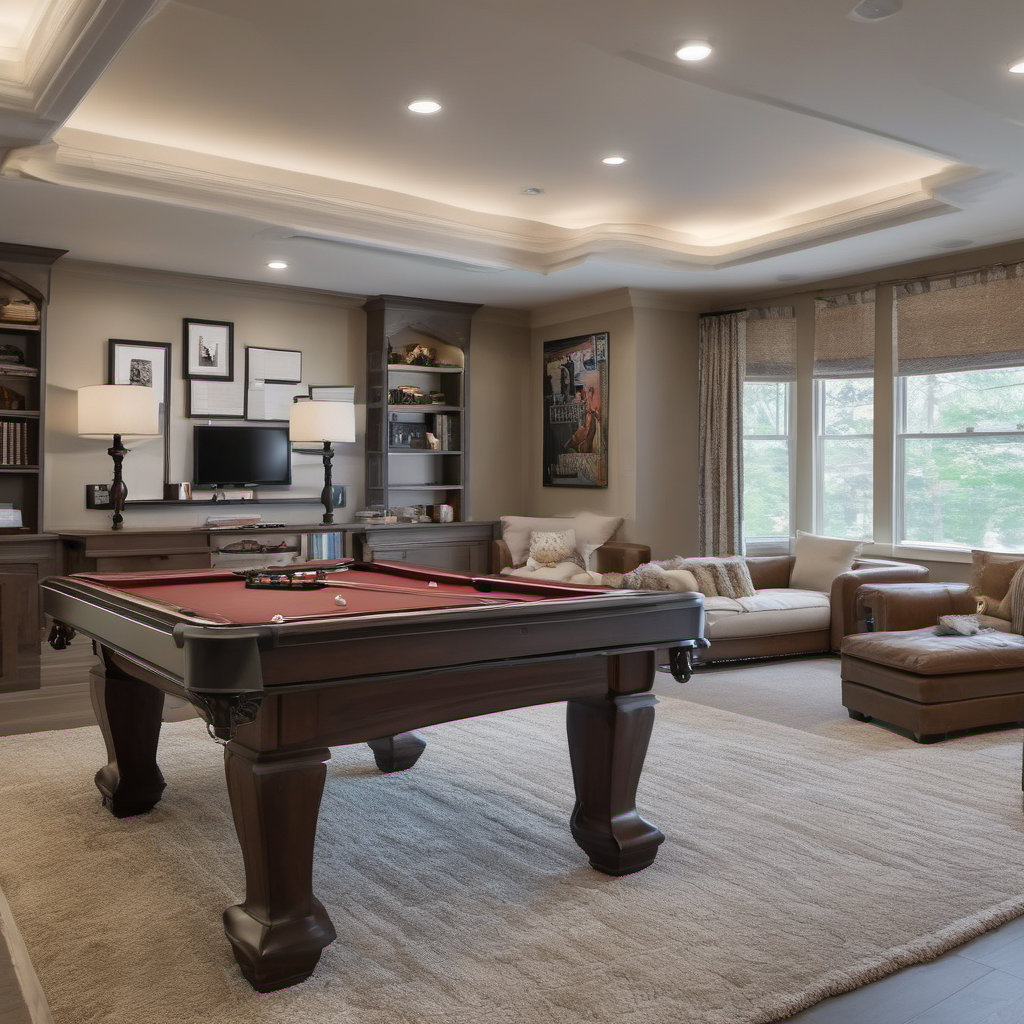 Chic Game Room Retreat