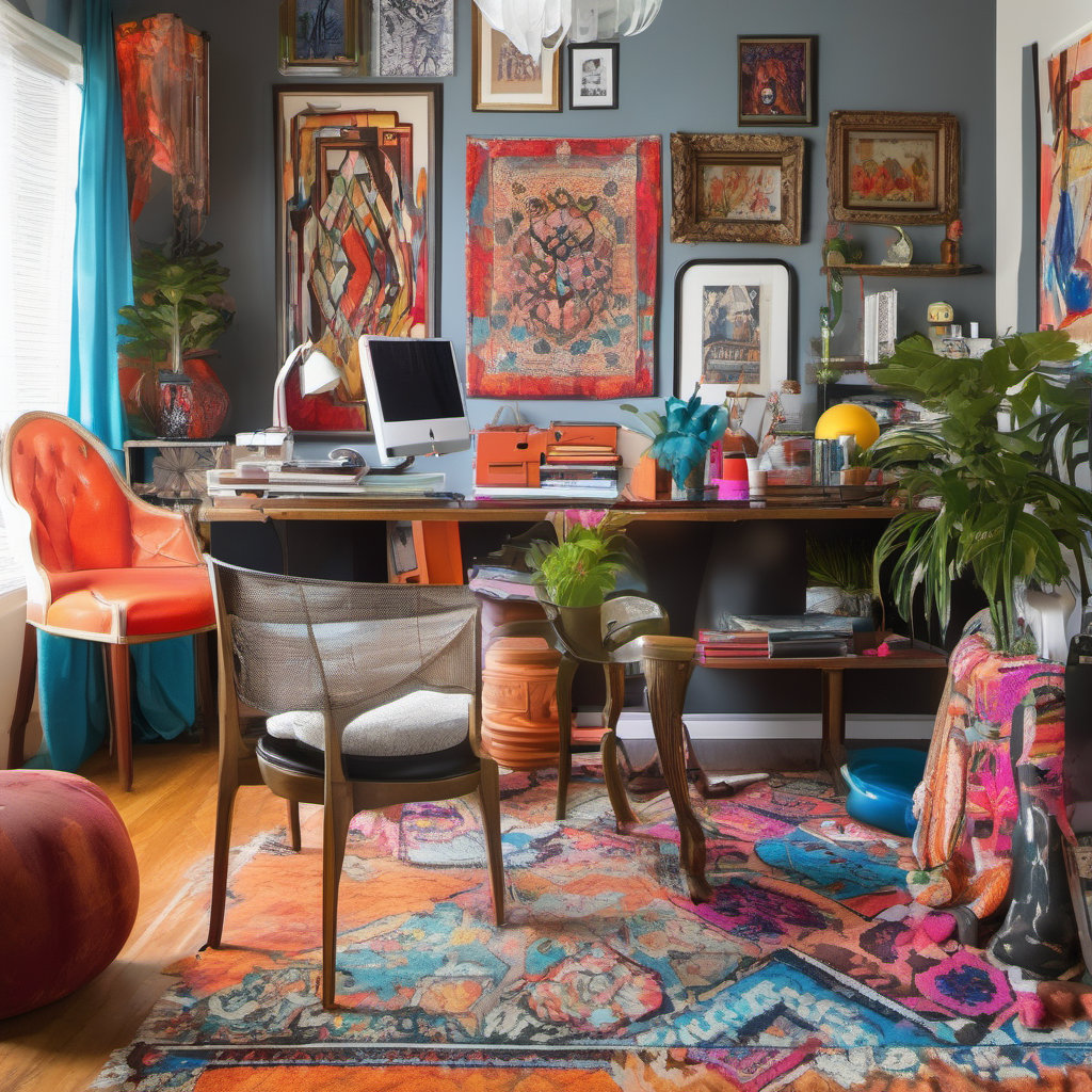 Transform Your Workflow with an Eclectic Home Office