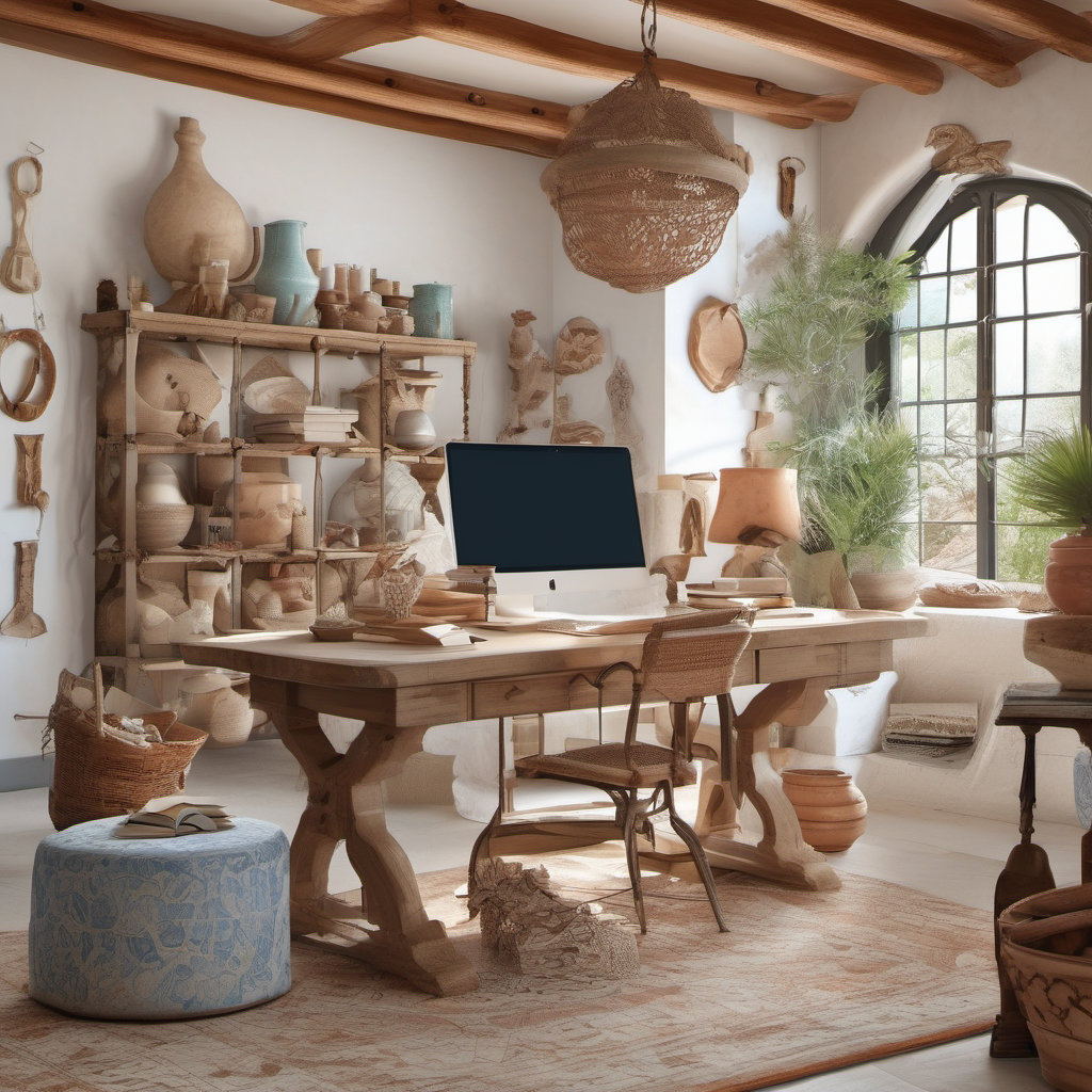 Transform Your Home Office into a Mediterranean Escape