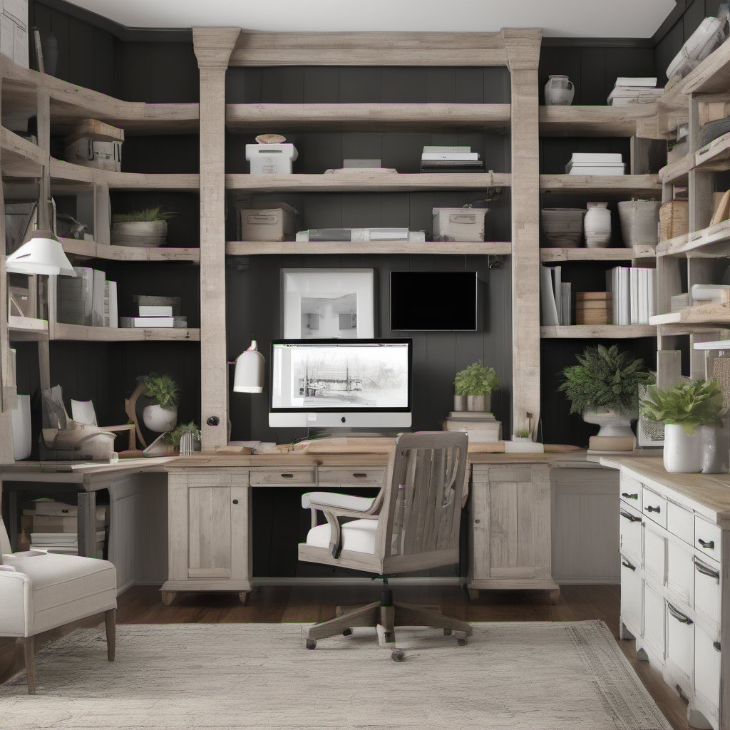 Transform Your Home Office into a Modern Farmhouse Retreat