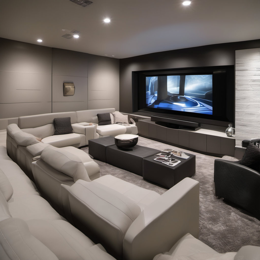 Transform Your Space: Contemporary Home Theater