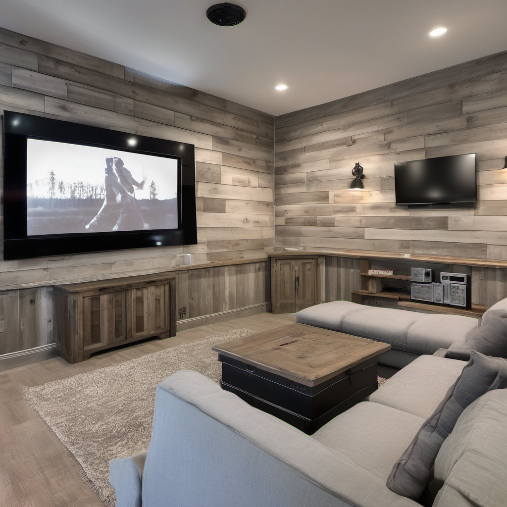 Transform Your Home with a Modern Farmhouse Home Theater