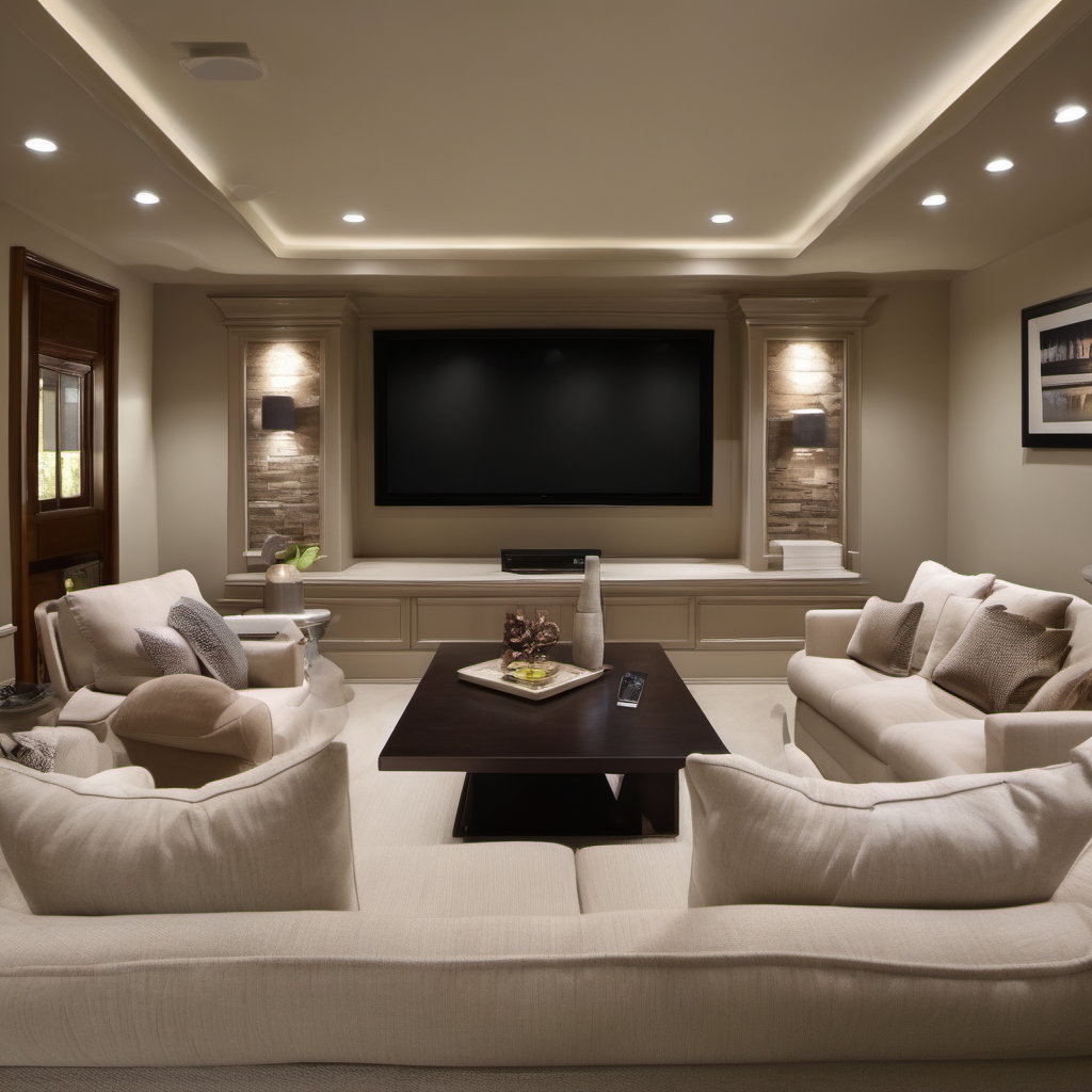 Transform Your Space with Transitional Style Home Theater