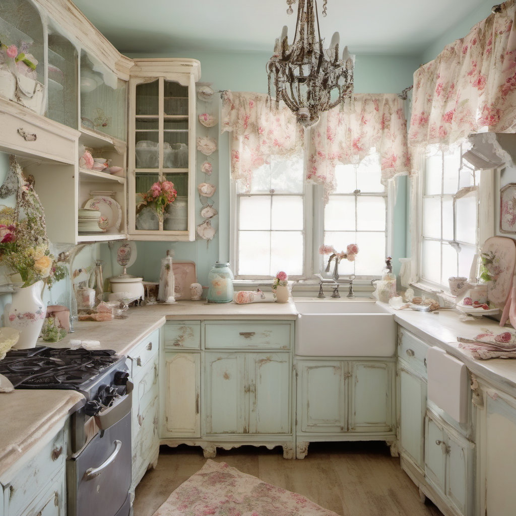 Embrace a Cozy Shabby Chic Kitchen