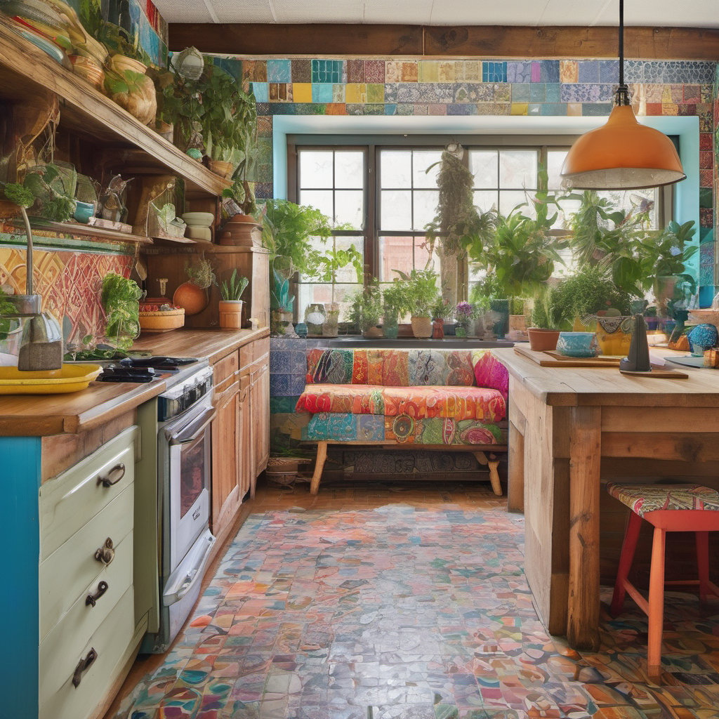 Cozy Bohemian Kitchen