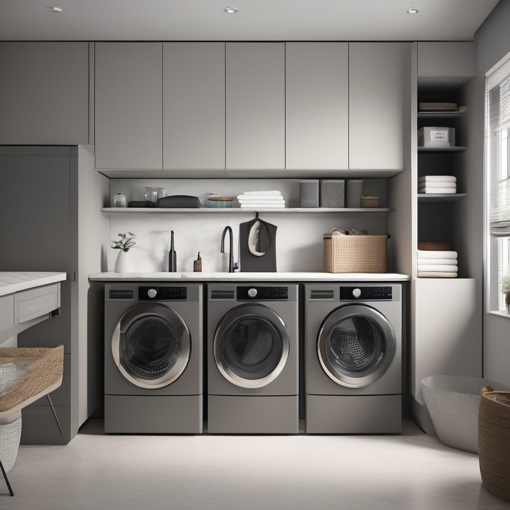 Chic Modern Laundry Sanctuary