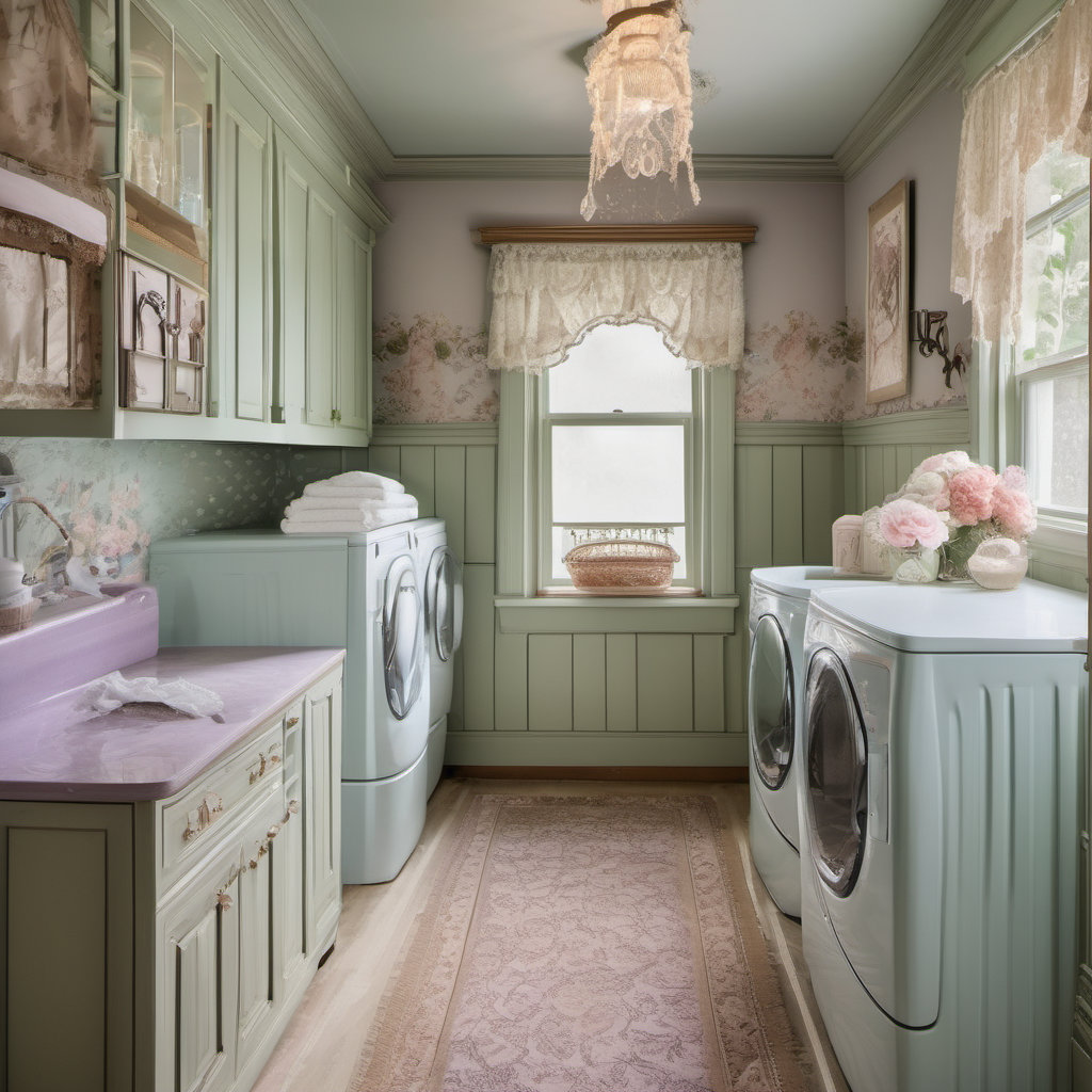 Victorian Style Laundry Room