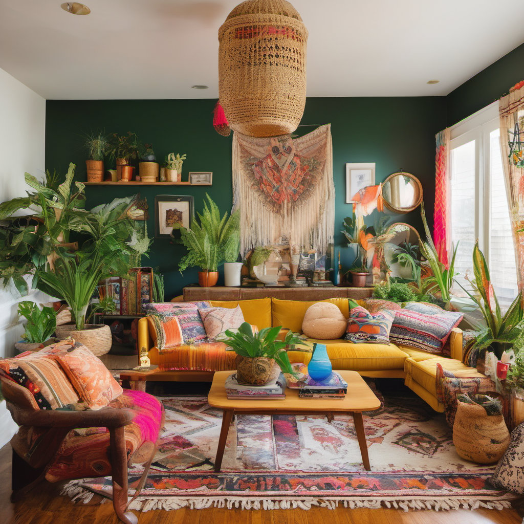 Transform Your Living Room with Bohemian Charm