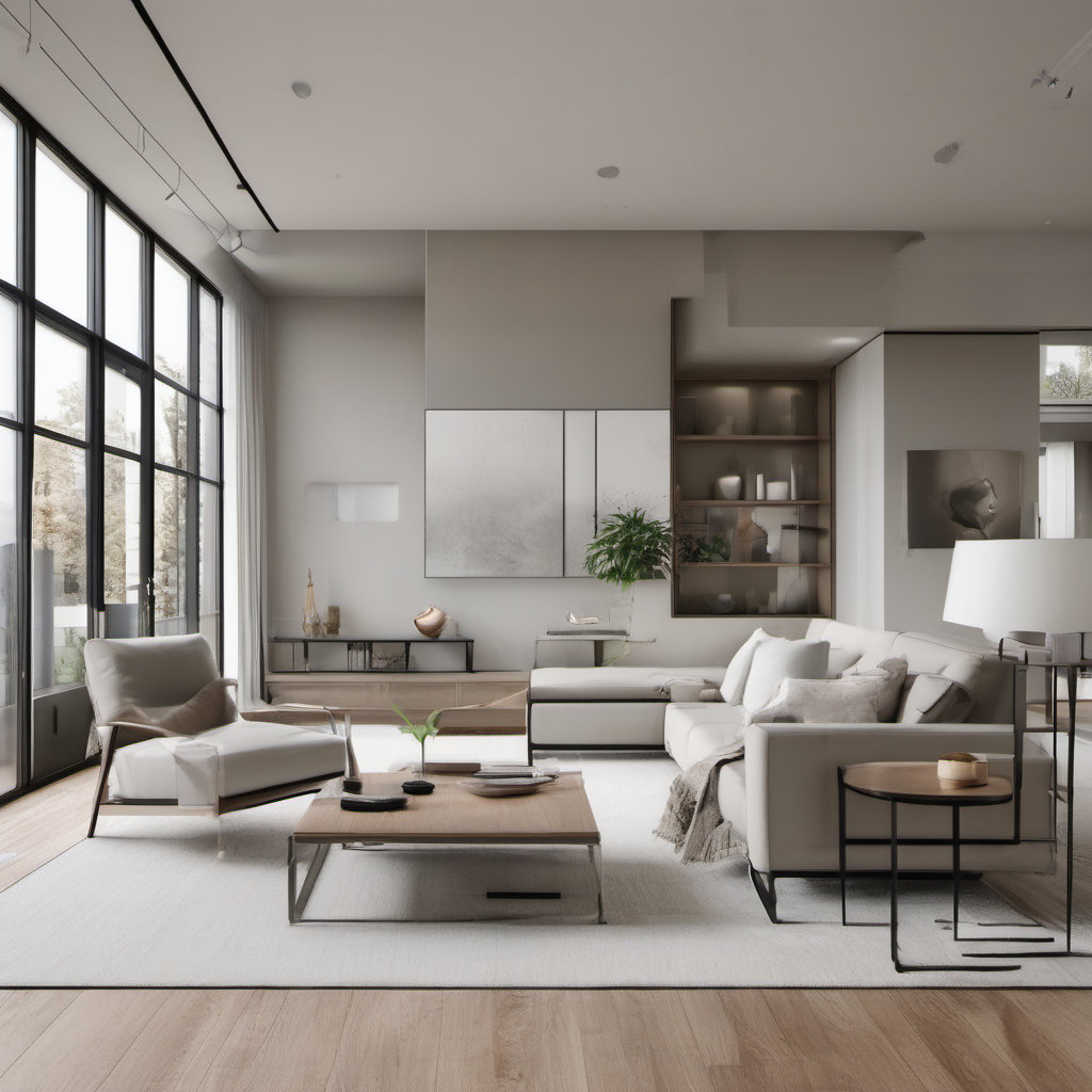 Chic & Contemporary Living Room