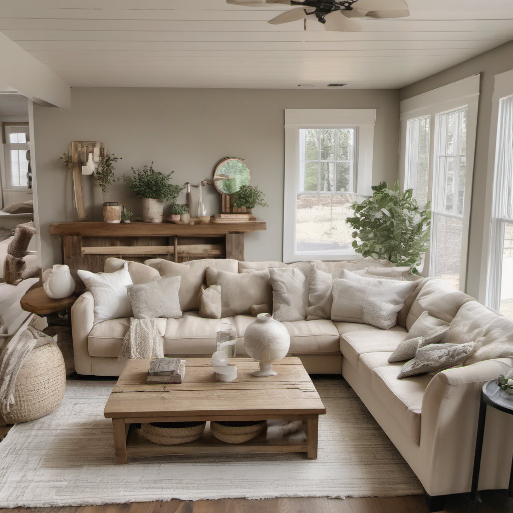 Cozy Modern Farmhouse Living Room