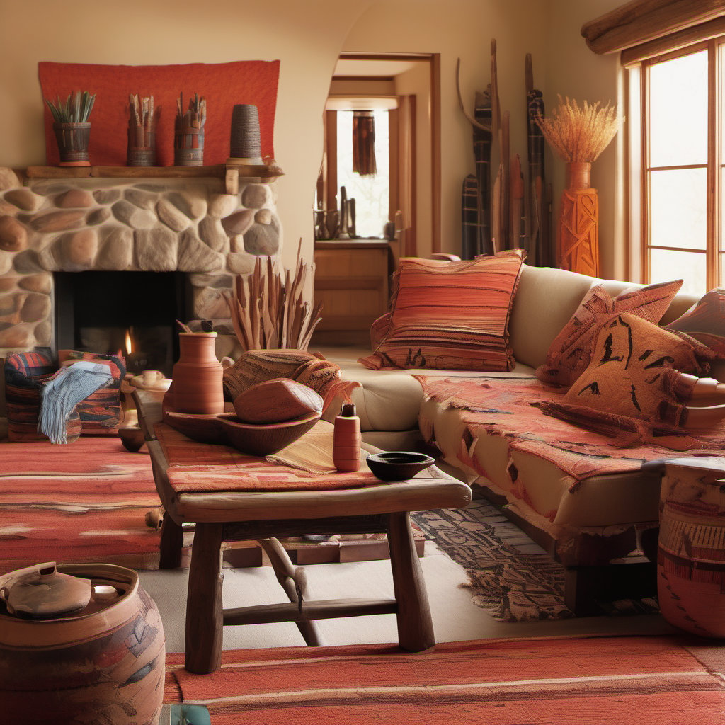 Southwestern Style Living Room