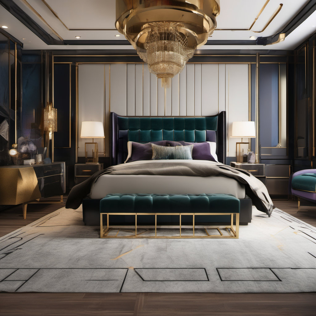 Art Deco Inspired Bedroom Retreat
