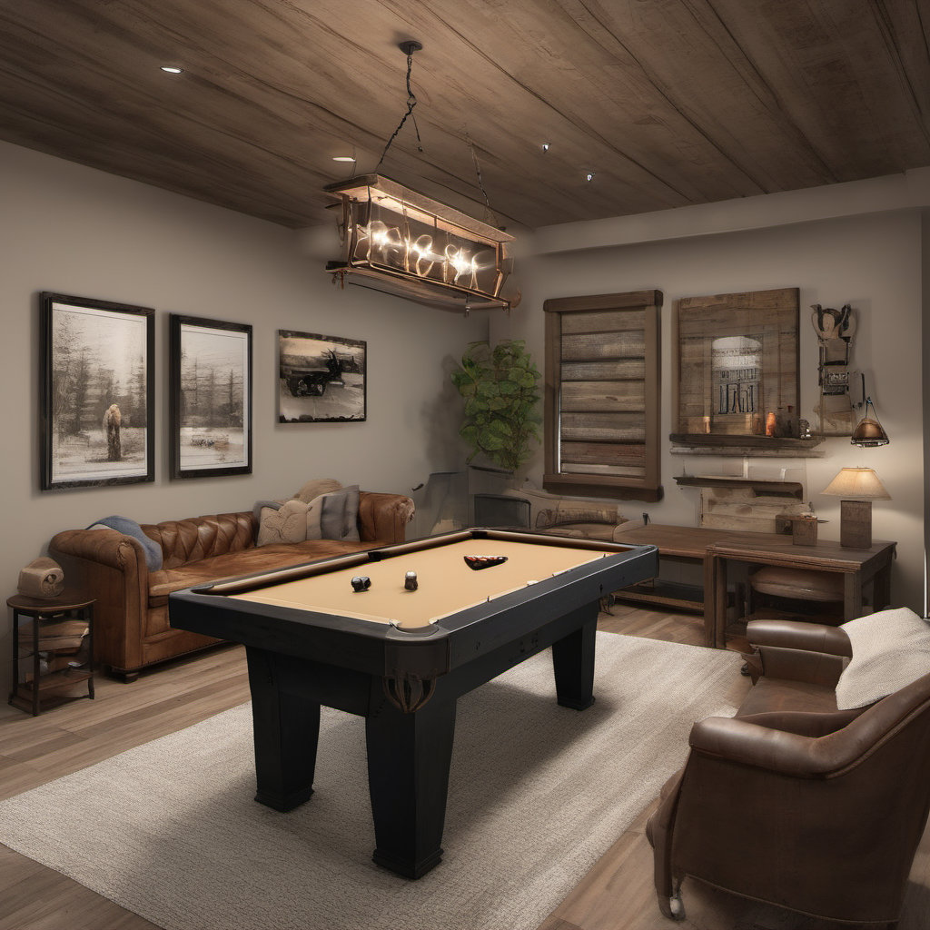 Modern Farmhouse Game Room