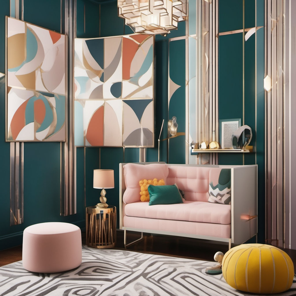 Captivating Art Deco Styled Nursery