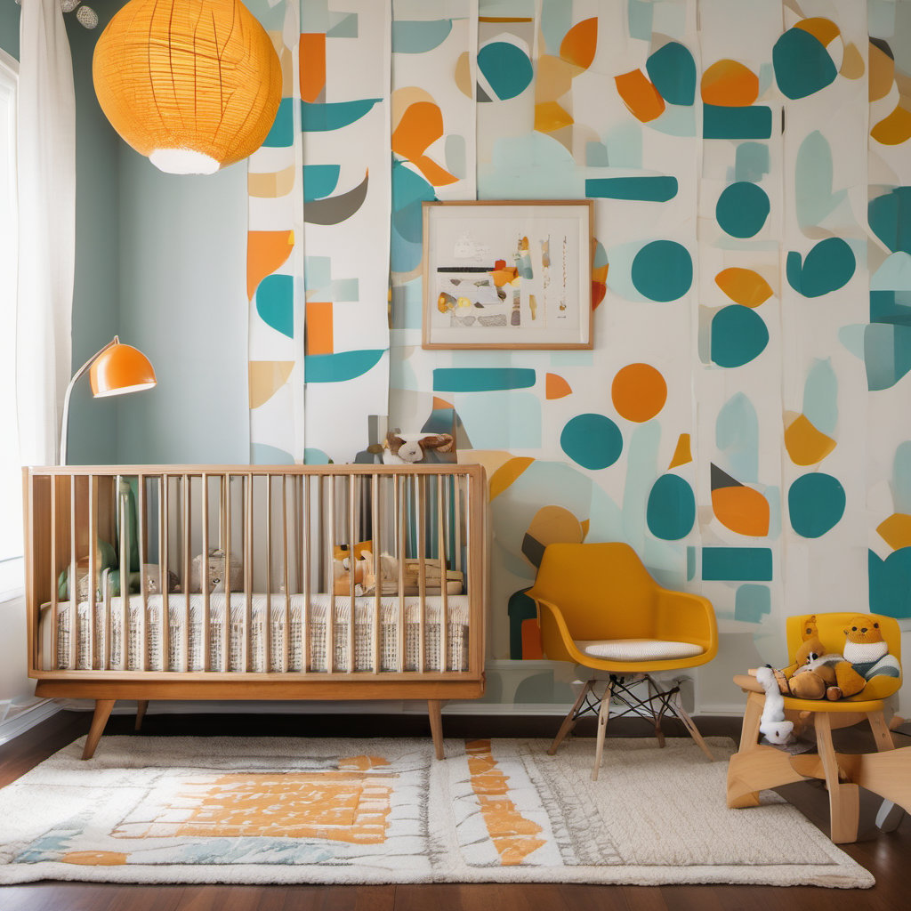 Charming Mid-Century Modern Nursery Ideas