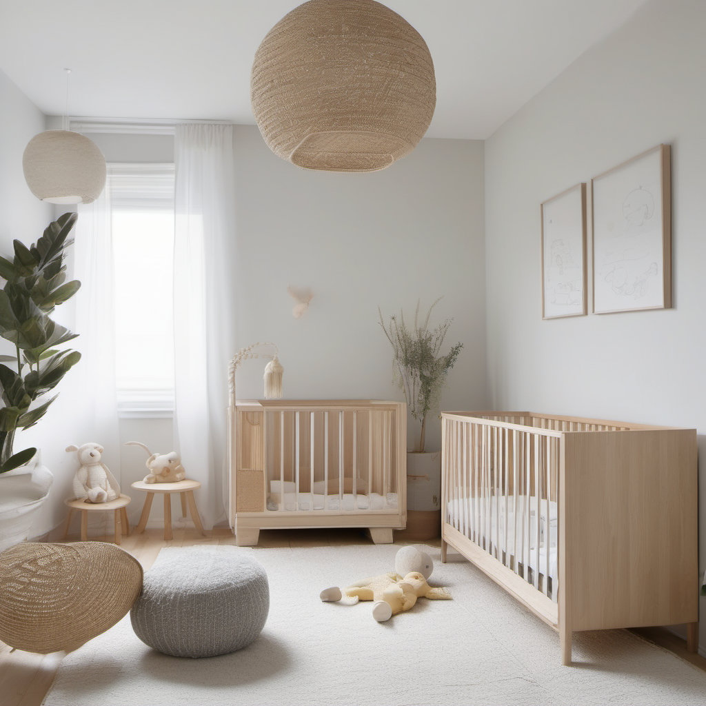 Cozy Minimalist Nursery for Kids