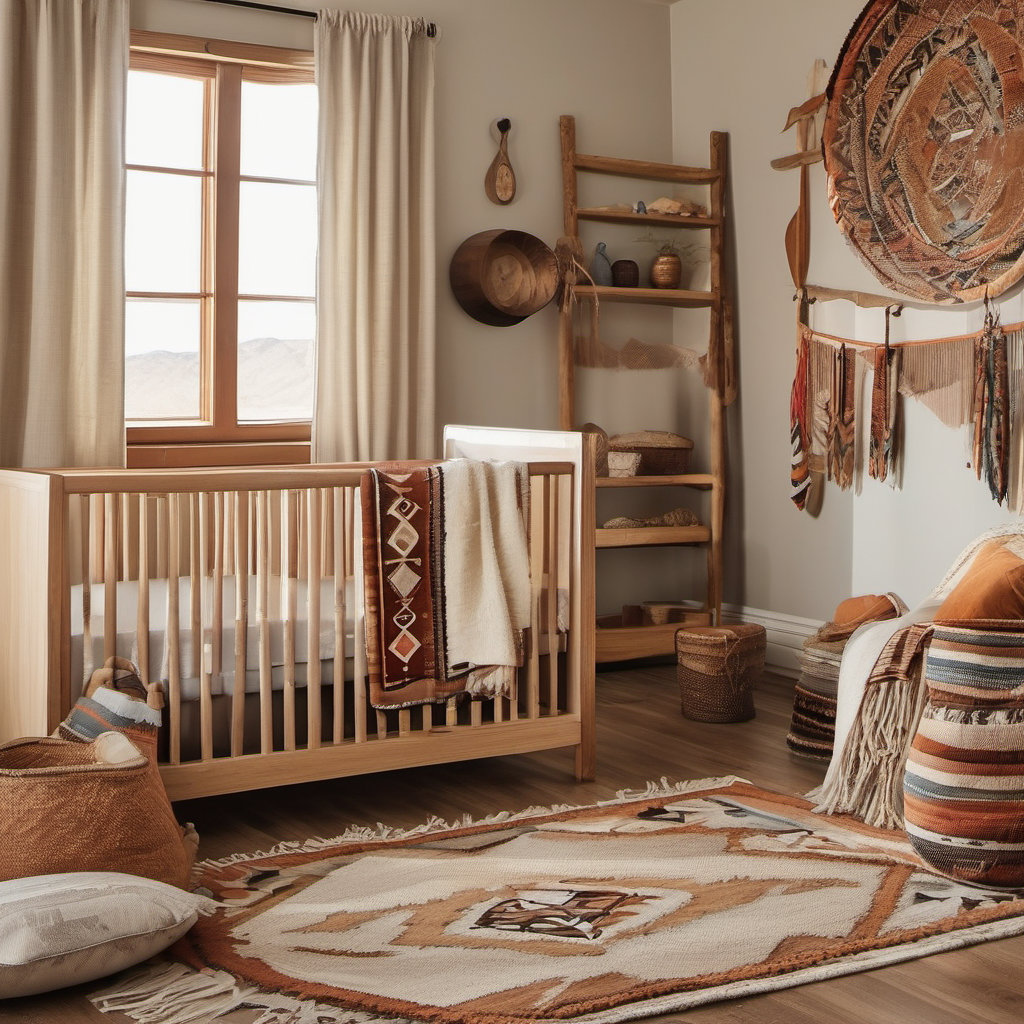 Cozy Southwestern Nursery Design
